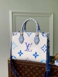 LV M22976 Louis Vuitton OnTheGo PM Handbag Blue