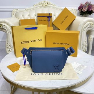 LV M57081 Louis Vuitton Takeoff Slingbag Navy blue