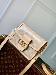 LV M22826 Louis Vuitton Mini Dauphine Handbag Beige