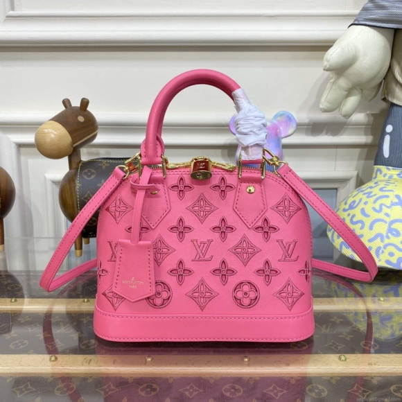 LV M22878 Louis Vuitton Alma BB Handbag Pink