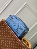 LV M82337 Louis Vuitton Dopp Kit Toiletry Bag Abyss Blue