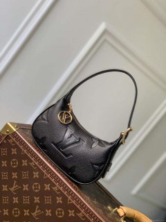 LV M82391 Louis Vuitton Mini Moon Shoulder Bag Black