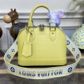 LV M22213 Louis Vuitton Alma BB Epi Handbag Yellow