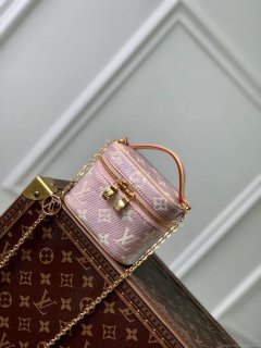 LV M82527 Louis Vuitton Micro Vanity Handbag Pink