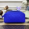 LV M82576 Louis Vuitton Dopp Kit Bag Racing Blue