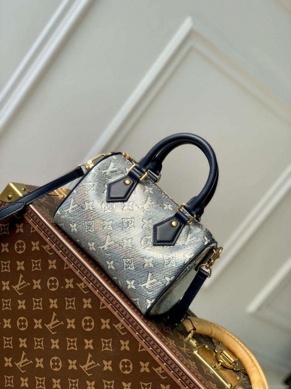 LV M23069 Louis Vuitton Speedy Bandoulière 20 Handbag Blue