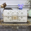 LV M22955 Louis Vuitton Dauphine East West Handbag Beige