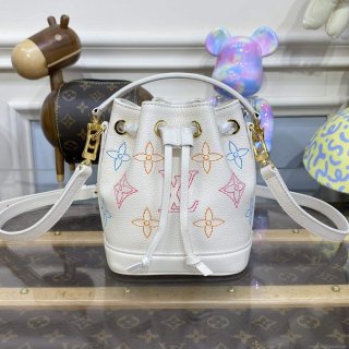 LV M23088 Louis Vuitton Nano Noé Handbag Beige