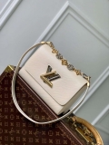 LV M22774 Louis Vuitton Twist MM Handbag Quartz