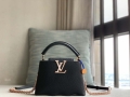 LV M22121 Louis Vuitton Capucines Mini Handbag Black