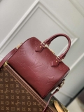 LV M59273 Louis Vuitton Speedy Bandoulière 25 Handbag Wine Red