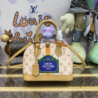 LV M23502 Louis Vuitton Alma BB Bag Beige/Ochre