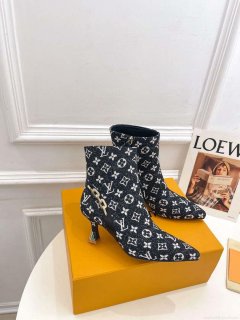 LV 1ACAKQ Louis Vuitton Women’s Shoes Sparkle Ankle Boots L75205