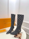 LV 1ACAKQ Louis Vuitton Women’s Shoes Sparkle High Boots L75210