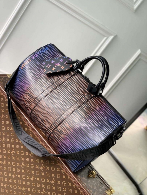 LV M23174 Louis Vuitton Keepall Bandoulière 50 Bag Gradient Electric Sun