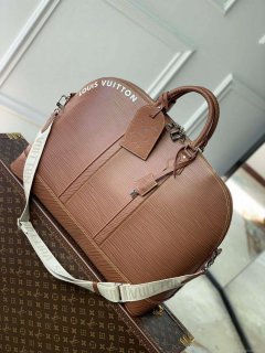 LV M23102 Louis Vuitton Alma Travel GM Bag Cognac