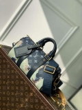 LV M46271 Louis Vuitton Keepall Bandoulière 25 Bag Blue