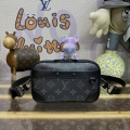 LV M82542 Louis Vuitton Nano Alpha Bag Black