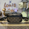 LV M82542 Louis Vuitton Nano Alpha Bag Brown