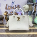 LV M23637 Louis Vuitton Lock & Go Handbag Quartz