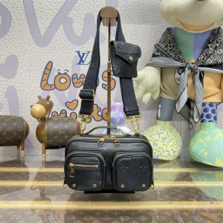 LV M80450 Louis Vuitton Utility Crossbody Bag Black