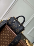 LV M46745 Louis Vuitton Nano Speedy Bag Black