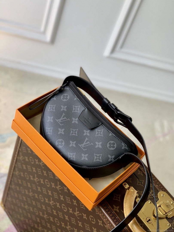 LV M23835 Louis Vuitton LV Moon Crossbody Monogram Black