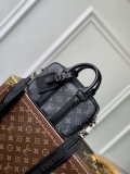 LV M82770 Louis Vuitton Nano Porte Documents Voyage Bag Black