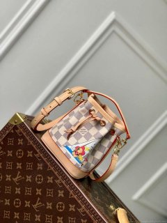 LV N40511 Louis Vuitton Nano Noé Bag Dragon Fruit Pink