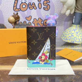 LV M82625 Louis Vuitton Passport Cover Dragon Fruit Pink