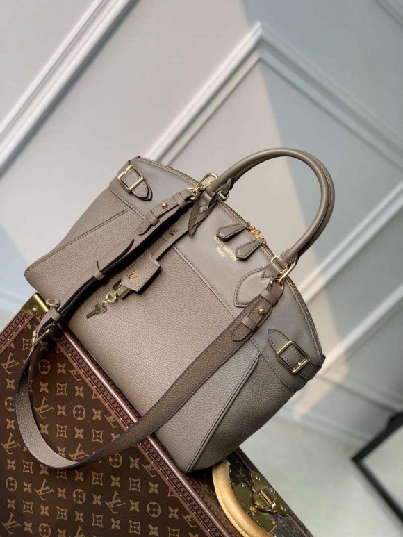 LV M22927 Louis Vuitton Lock It MM Bag Earth