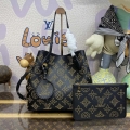 LV M23393 Louis Vuitton Blossom PM Tote Bag Black