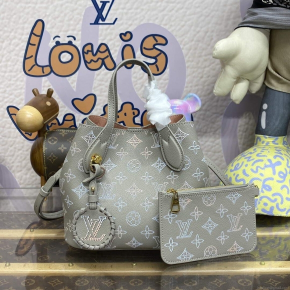 LV M23758 Louis Vuitton Blossom PM Tote Bag Gray