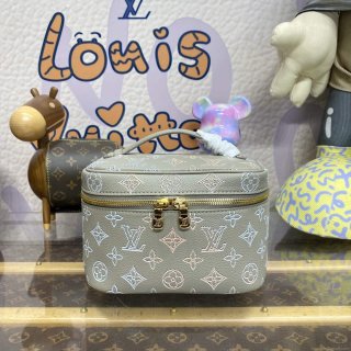 LV M23550 Louis Vuitton Nice Mini Vanity Case Gray