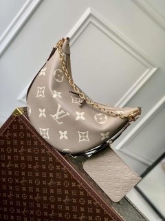 Louis Vuitton LV M46738 Loop Hobo Bag Bicolor Monogram