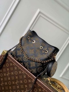 LV M23392 Louis Vuitton Bella Bucket Bag Black