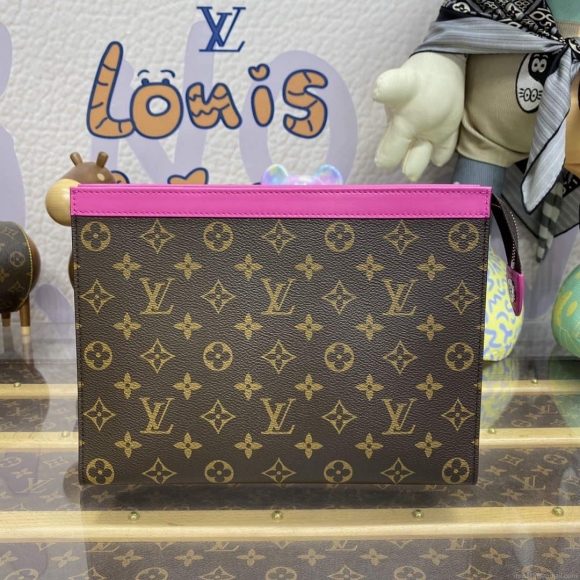 LV M82858 Louis Vuitton Pochette Voyage MM Bag Pink