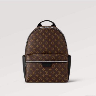 LV M46684 Louis Vuitton Discovery Backpack PM Monogram Macassar coated canvas