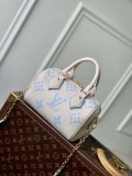 LV M46397 Louis Vuitton Speedy Bandoulière 20 Handbag Blue