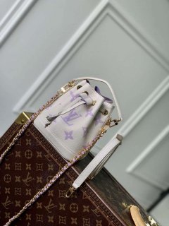 LV M46291 Louis Vuitton Nano Noé Bag Purple