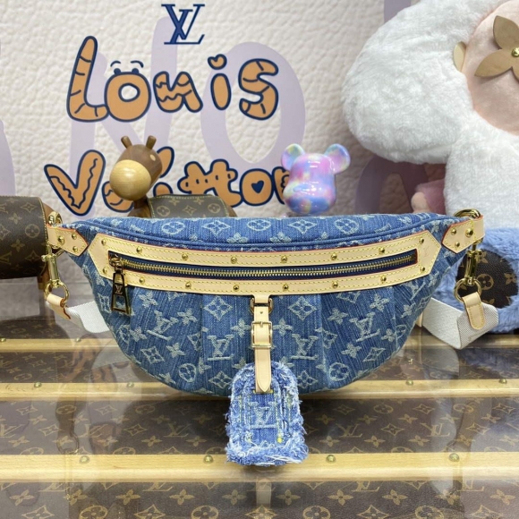 LV M46837 Louis Vuitton Venice High Rise Bumbag Monogram Denim