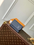 LV M81740 Louis Vuitton Pilot Wallet Dark Blue