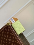 LV M82515 Louis Vuitton Cléa Wallet Monogram empreinte Matcha