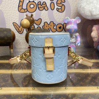 LV M24099 Louis Vuitton Astor Monogram Vernis Bag Blue