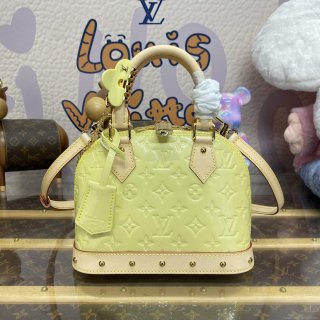 LV M24063 Louis Vuitton Alma BB Bag Yellow