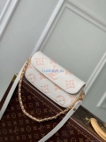 LV M82211 Louis Vuitton Wallet On Chain Ivy Bag Off-white/pink