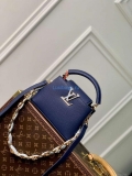 LV M23199 Louis Vuitton Capucines Mini Handbag French Blue