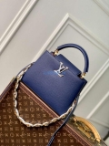 LV M23199 Louis Vuitton Capucines BB Handbag French Blue