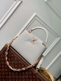 LV M23280 Louis Vuitton Capucines BB Handbag Ice Grey