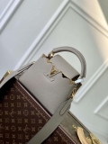 LV M24567 Louis Vuitton Capucines Mini Handbag Galet